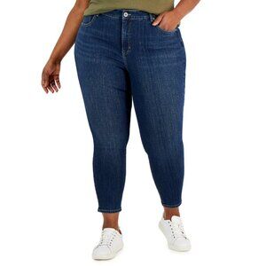 Style & Co. Plus Size 22W Dark Wash High-Rise Skinny Ankle Jeans NWT